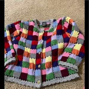 Vintage Sweater Copper Key Multicolor Sweater